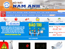 Tablet Screenshot of noithatnamanh.com
